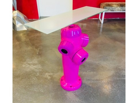 Console bombeiros, borne incendie recyclée, Teix Art 3