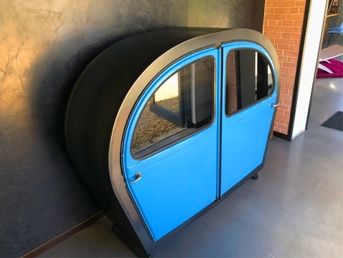 Meuble 2cv, portes 2cv recyclée, Teix Art 2