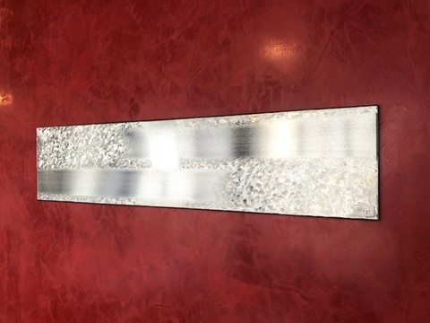 Tableau Entremêlé inox, Teix art 2